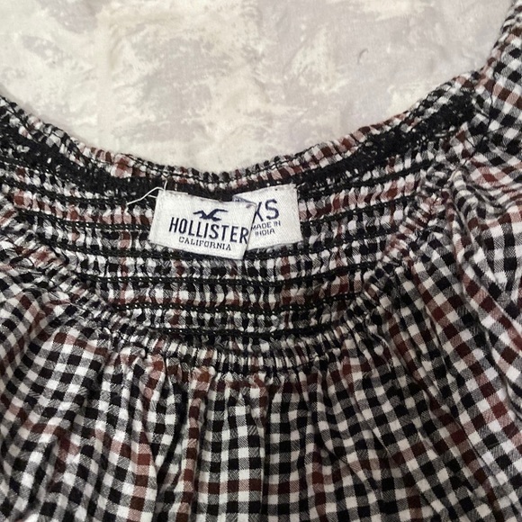 Hollister Scrunch Cropped Blouse - Picture 1 of 2